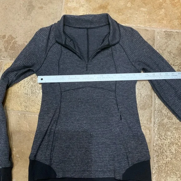 Lululemon Athletica Gray 1/4 zip jacket - Picture 7 of 7